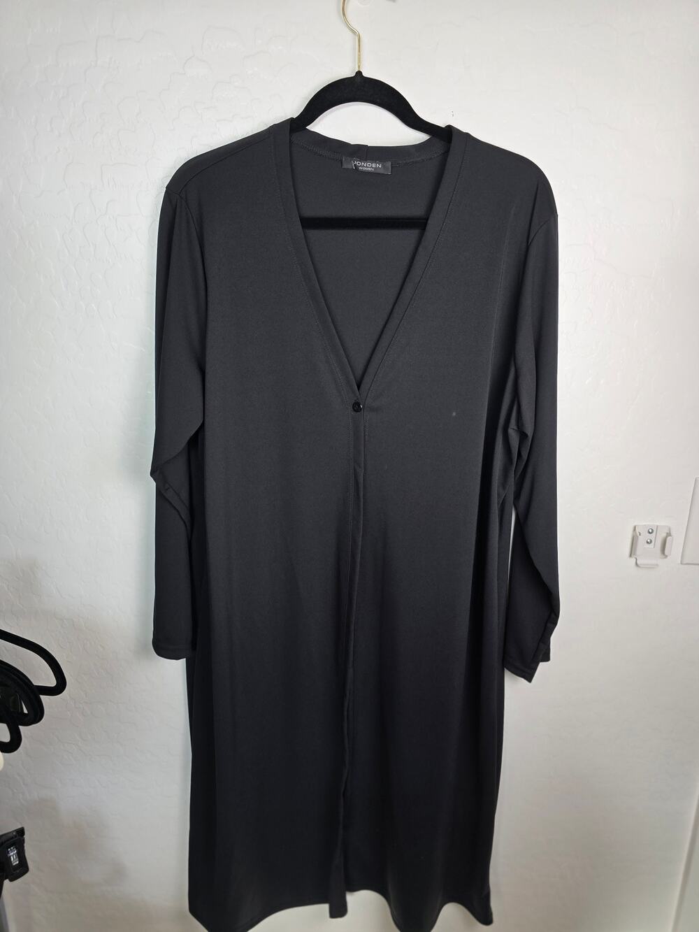 Jonden Women NWT Black Duster size Large